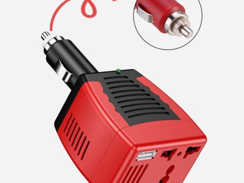 محول ولاعة السجائر الى وصلة كهربائية 220V وشاحن Usb