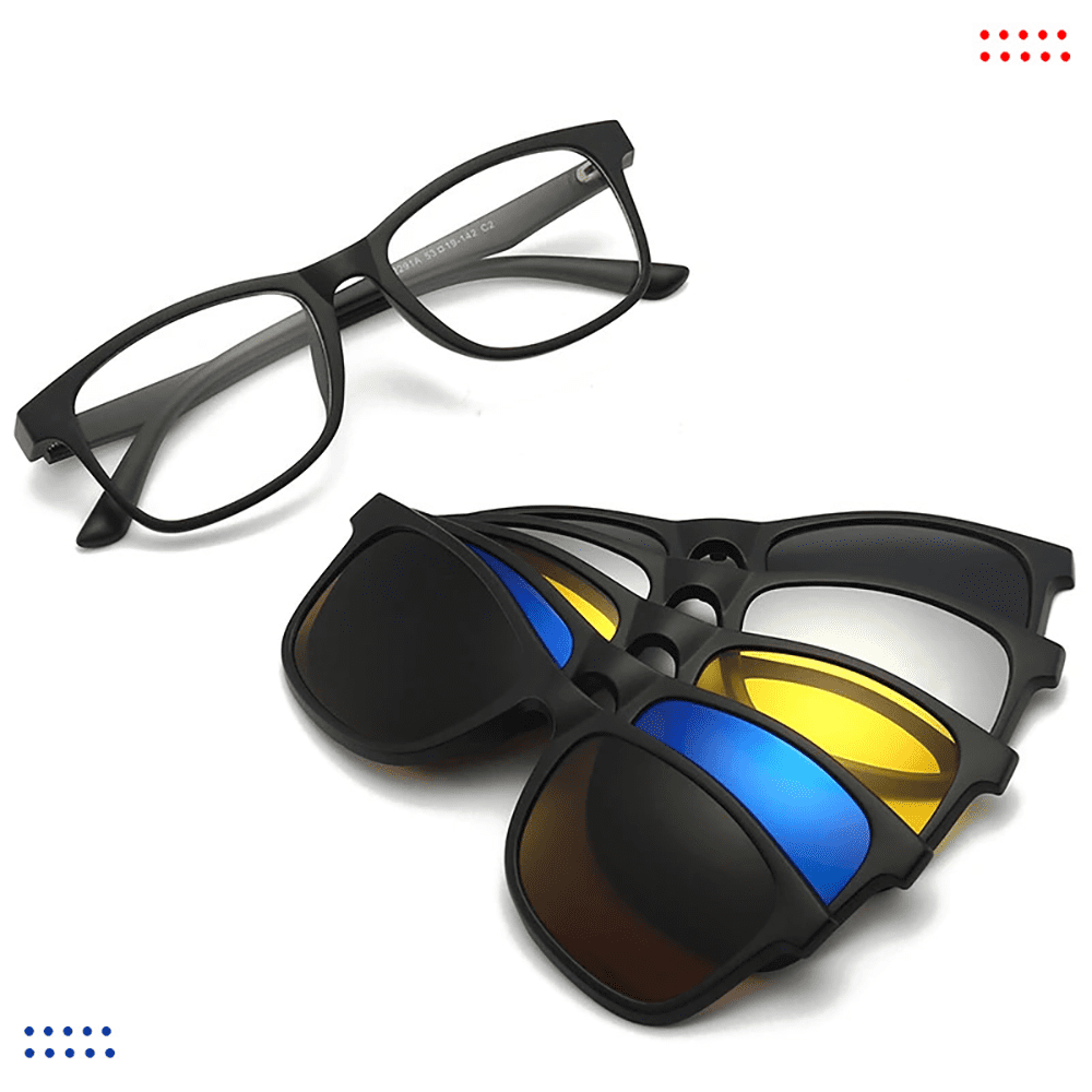 Magnatic Sun glasses 5 in 1 4