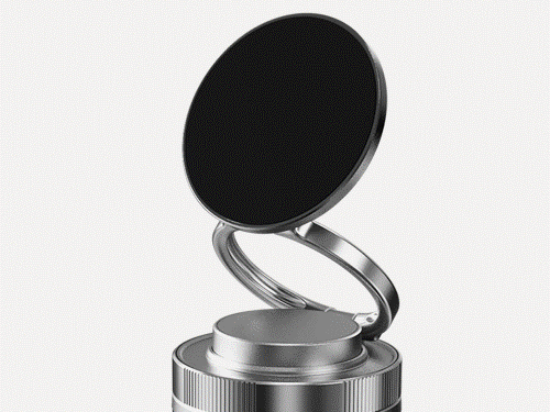 حامل للموبايل مغناطيسي مدور بتقنية ضغط الهواء Car Magnetic Holder